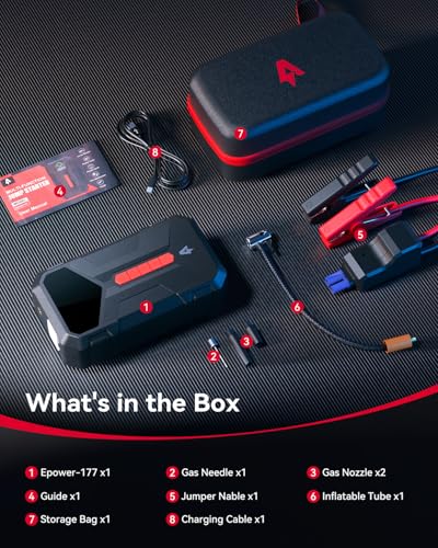 4000A Jump Starter with 150PSI Air Compressor