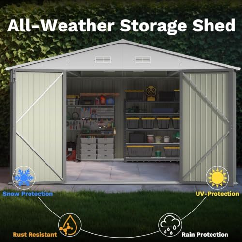 10x14 FT Outdoor Storage Shed