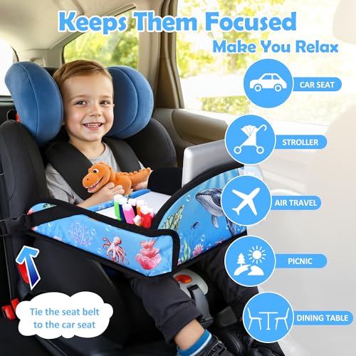 Toddler Car Seat Travel Tray FOR Road Trip Activities