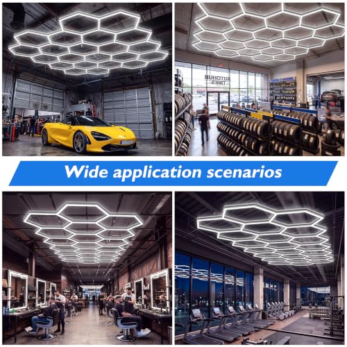 Hexagon Garage Lights 22 Girds