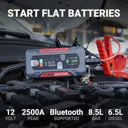 JT400 Jump Starter with Battery Tester