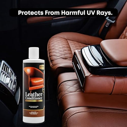 Leather Conditioner & Microfiber Cloth (12 Fl Oz)