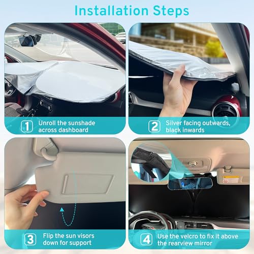 Windshield Sun Shade Sunshade for Hyundai Kona Tucson 2027