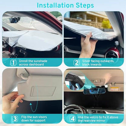 Windshield Sun Shade Sunshade for Hyundai Kona Tucson 2027