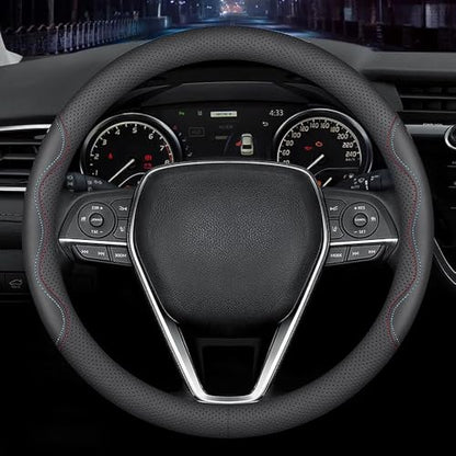 Nappa Premium Leather car Steering Wheel Cover