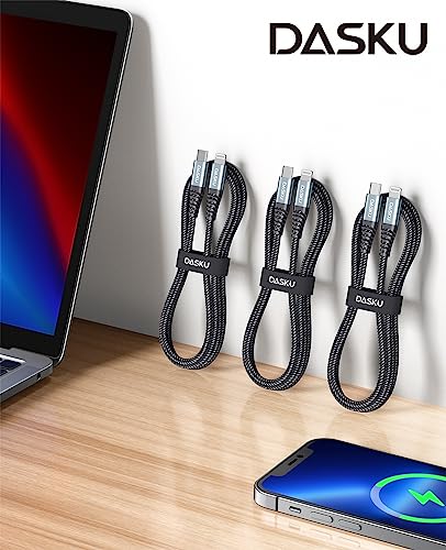 iPhone Cable Fast Charging [MFi Certified] USBC Lightning Cable 6FT (3 Count)