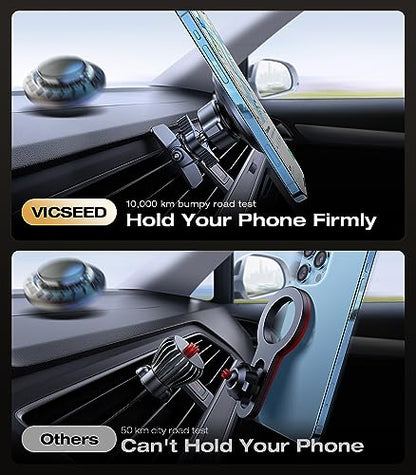 for MagSafe Car Mount [Upgraded Strongest Magnet Power] Magnetic Phone Holder for Car Vent 360 Adjustable Magnetic Car Phone Holder Mount for iPhone 16 Pro Max 15 14 13 12 Plus Mini