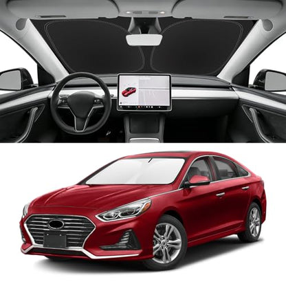 Custom Fit Windshield Sun Shade for Hyundai Sonata 2015