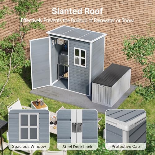 5x3 FT Outdoor Storage Shed