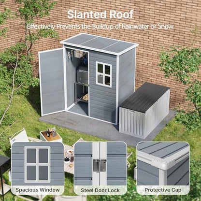 5x3 FT Outdoor Storage Shed