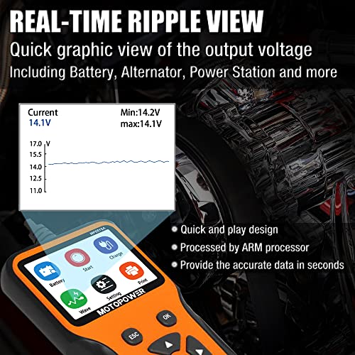 MP0515A 12V Car Battery Tester Automotive 100