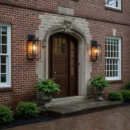 21" Outdoor Wall Light Fixtures Waterproofed Exterior Lantern W (2 Count)