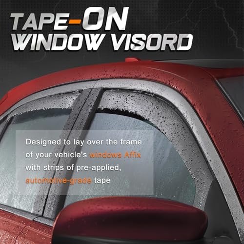 Tape On Window Visors for 1993 (2 Count)