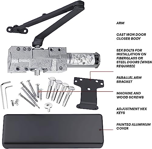 Extra Heavy Duty Door Closer Commercial Grade 1
