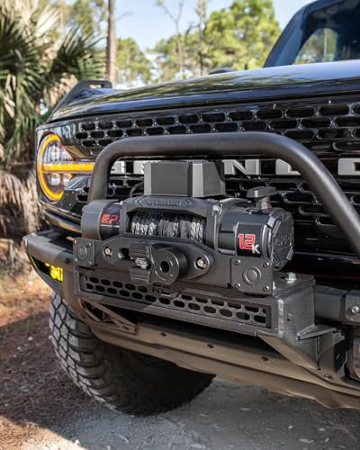 13500 lb Recovery Winch with Synthetic Rope and 2 Wireless Remotes