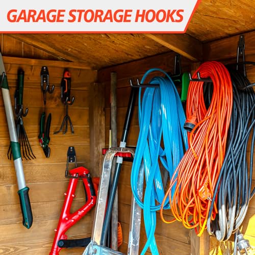MKRUI 20 Pack Garage Hooks for Storage & Hanging Items