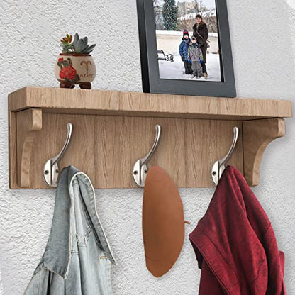30 Pack Heavy Duty Silvery Dual Coat Hooks for Coat (30 Count)