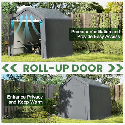 8x6.5Ft Portable Shed