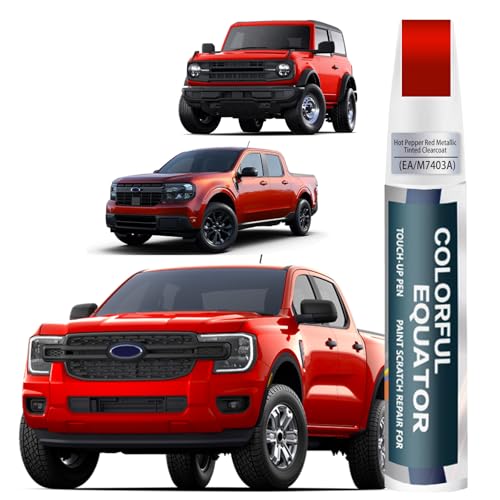 EA M7403A Hot Pepper Red Metallic Tinted Clearcoat Touch Up Paint for Ford