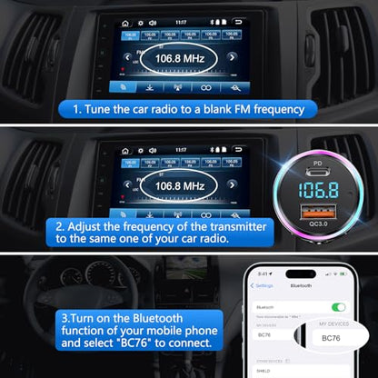 Full Metal Bluetooth 5.3 Car Adapter
