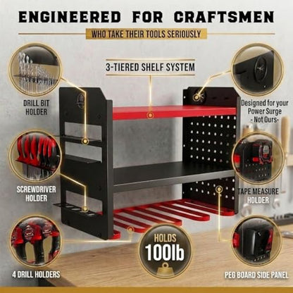 Power Tool Organizer Wall Mount
