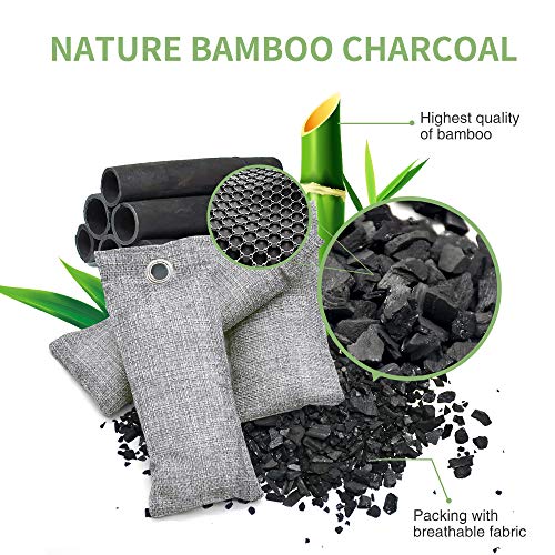 Bamboo Charcoal Air Purifying Bag (6 Count)