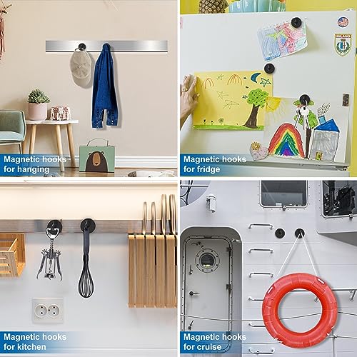 Magnetic Hooks for Cruise Cabins (6 Count)