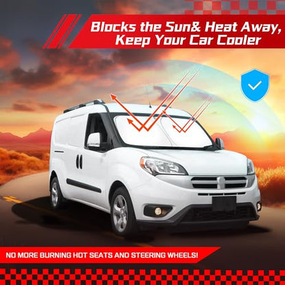 Windshield Sun Shade for Dodge RAM ProMaster 1500 2500 2014