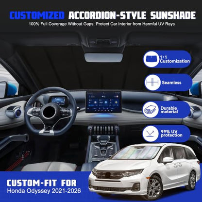 Windshield Sun Shade for Honda Odyssey 2021