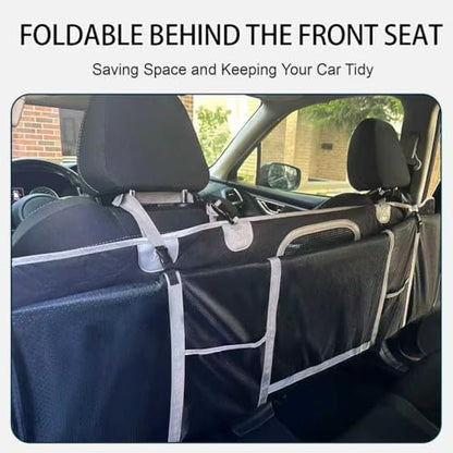 Durable Hard Bottom Dog Car Seat Cover for Large Dogs