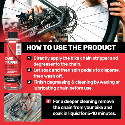 Professional Bike Chain Stripper + Degreaser (16 Fl Oz)