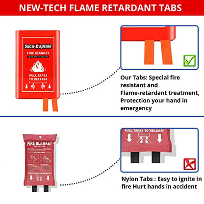 Emergency Fire Blanket for Home and Kitchen