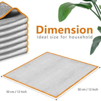 Glass Polishing Streak Free Miracle Cleaning Cloth (6 Count)