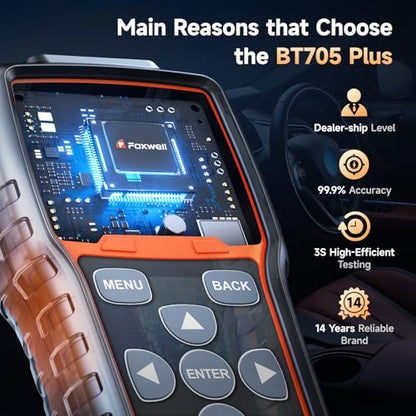 BT705Plus Car Battery Tester 24V 12V Load Tester