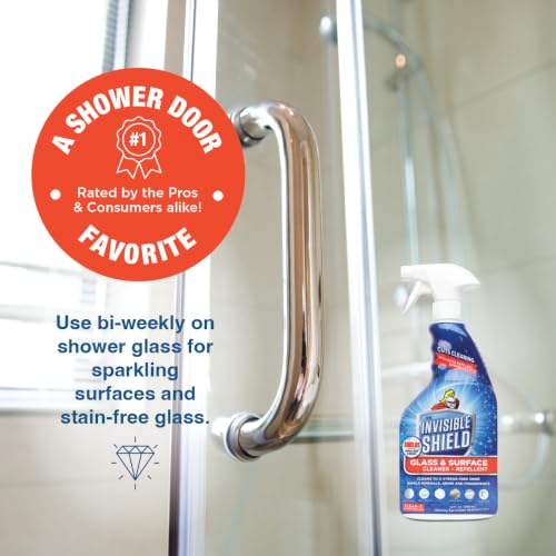 Glass & Surface Cleaner and Repellent 32 fl. oz. Cleans and Protects against future dirt on multi surfaces by UNELKO (64 Fl Oz)