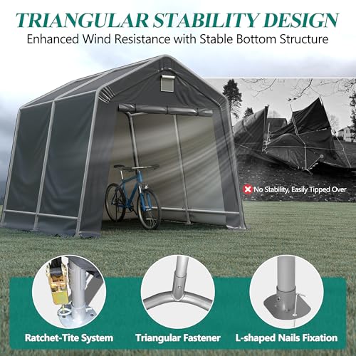 10' x 10' Outdoor Storage Shelter