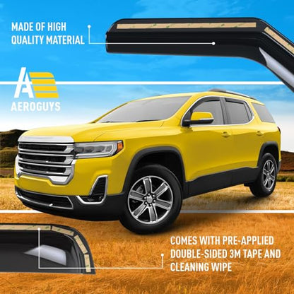 Extra Durable Window Deflectors in (4 Count)