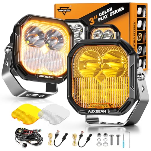 Color Play Series 3 Inch LED Pod Light Off (2 Count)
