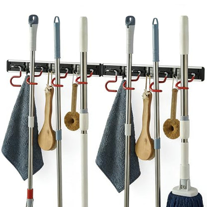 Wall Mounted Mop and Broom Holder