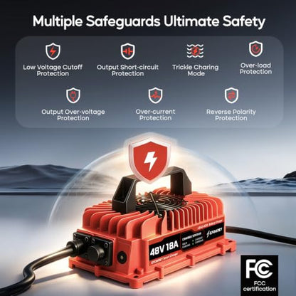 48V 18AMP Golf Cart Battery Charger for Club Car