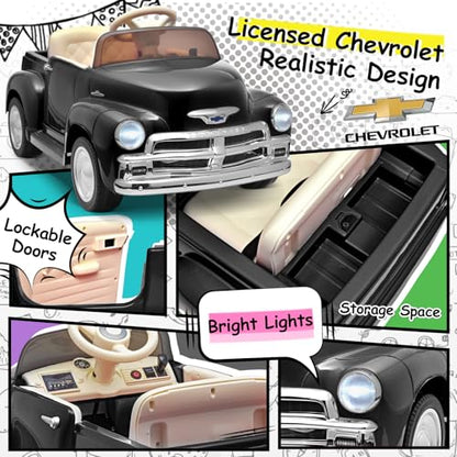 12V Kids Ride on Car Licensed Chevrolet 3100