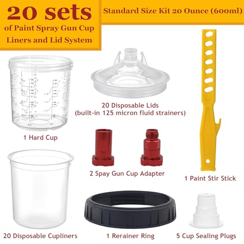 Disposable Paint Cup 20 Ounce (20 Count)