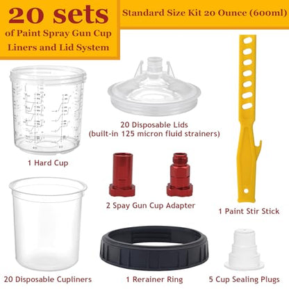 Disposable Paint Cup 20 Ounce (20 Count)