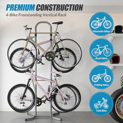 4 Bike Rack Bicycle Rack (299.2 Ounce)