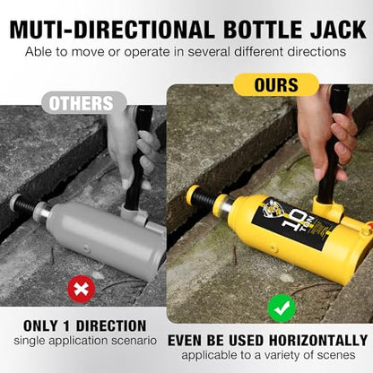10 Ton Muti Directional Welded Bottle Jack