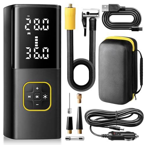 Rechargeable Tire Inflator Portable Air Compressor for Car Tires