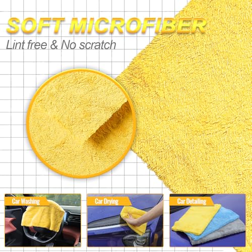 Car Wash Towels 16x16 (6 Count)