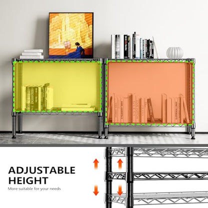 MZG 220 lbs 2 Tier Storage Rack Metal Wire Shelving Unit