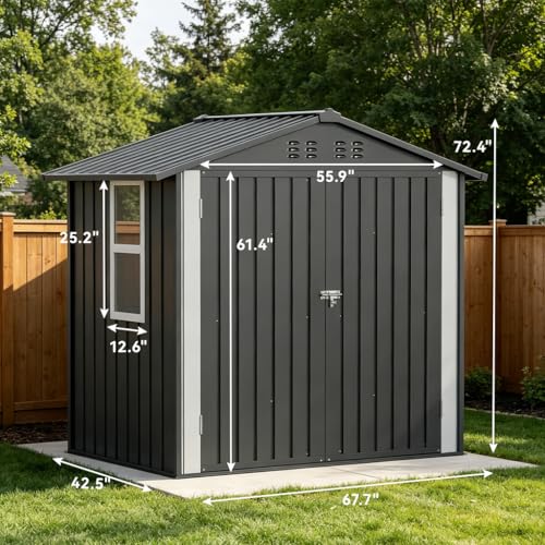 Outdoor Storage Shed with Window