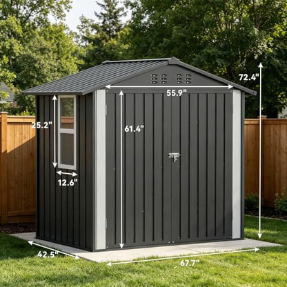 Outdoor Storage Shed with Window